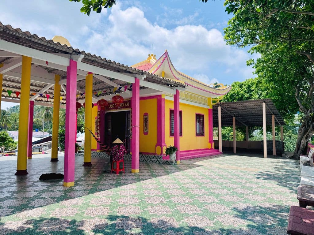 View biển từ cầu cảng - Hòn Sơn - Kiên Giang