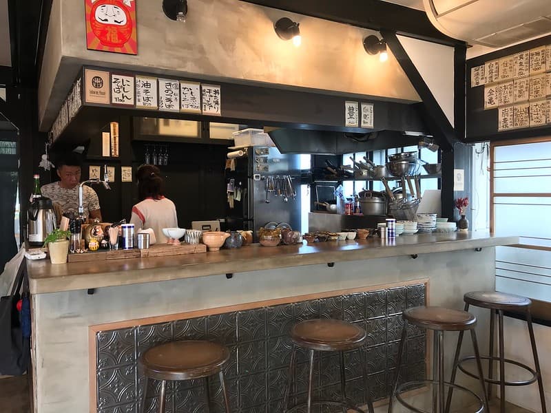 Bên trong quán Soba Bar
Fukuya.