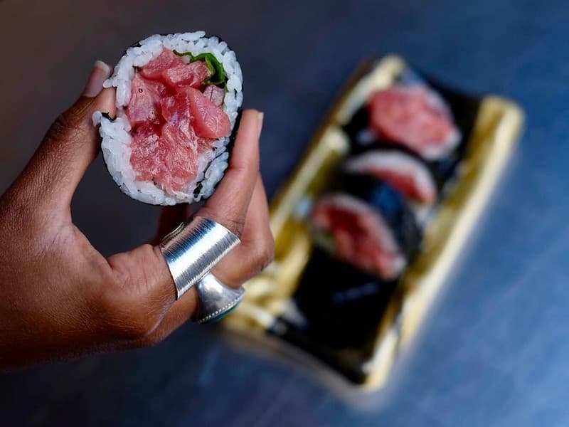 Magu-roll at Maguroya
Kurogin.