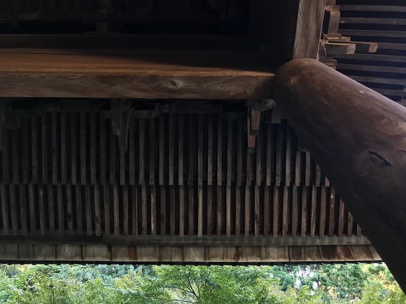 Mặt dưới của
mái nhà.