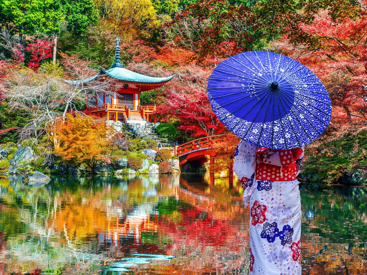 Du lịch Nhật Bản mùa thu - Kyoto mùa thu -
Kimono