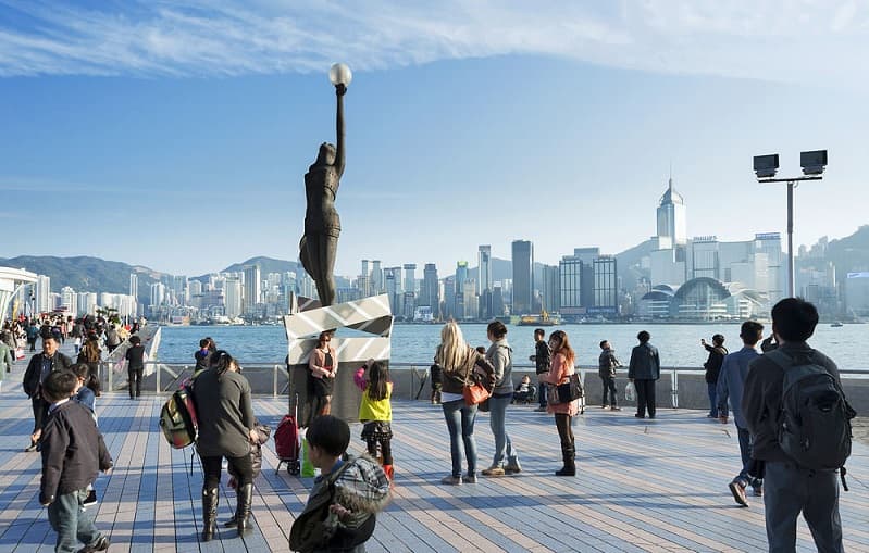 Đại lộ ngôi sao - nơi lưu danh diễn viên điện ảnh Hong Kong Du lịch Hong Kong tự túc - Đại lộ ngôi sao - nơi lưu danh diễn viên điện ảnh Hong Kong