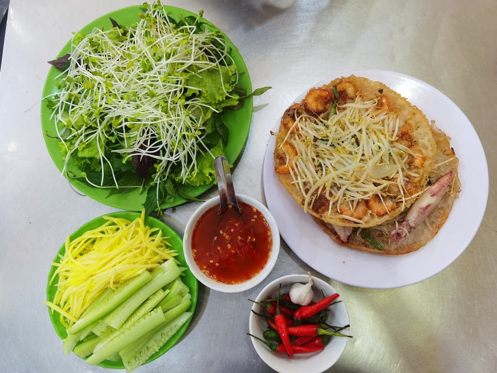 Bánh xèo tôm nhảy Gia Vỹ 2 Du lịch Quy Nhơn tự túc - Bánh xèo Gia Vỹ 2