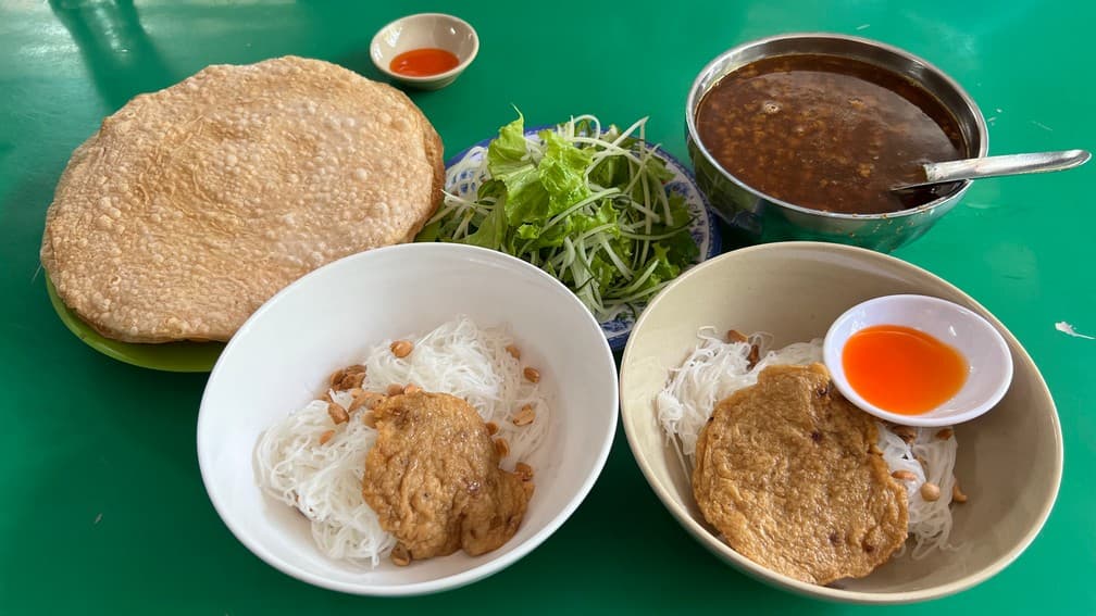 Bún tôm, bún rạm Mỹ Hạnh Du lịch Quy Nhơn tự túc - Bún tôm, bún rạm Mỹ Hạnh