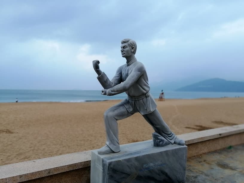 Tượng võ sĩ Bình Định Du lịch Quy Nhơn tự túc