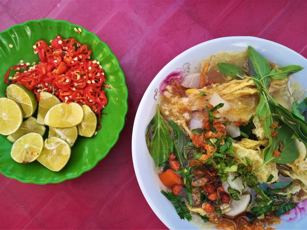 Một tô bún chay, Trà Vinh, Đồng bằng sông Cửu Long, Việt Nam Một tô bún chay, Trà Vinh, Đồng bằng sông Cửu Long, Việt Nam
