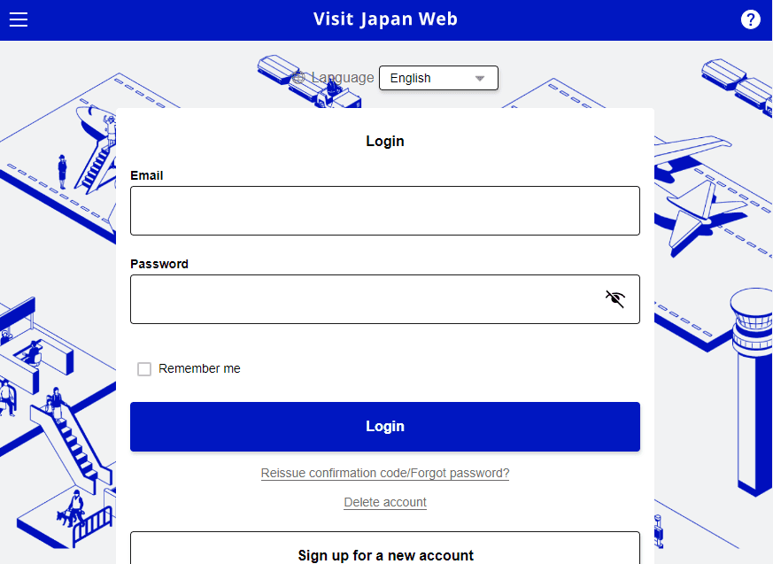 Khai báo thông tin nhập cảnh Nhật Bản thông qua Visit Japan Web