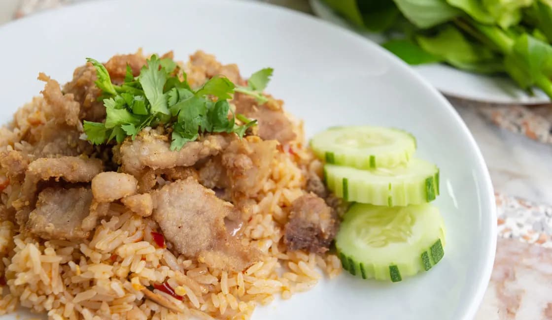 Du lịch Thái Lan tự túc - Món Thái ngon - Cơm chiên kiểu Thái