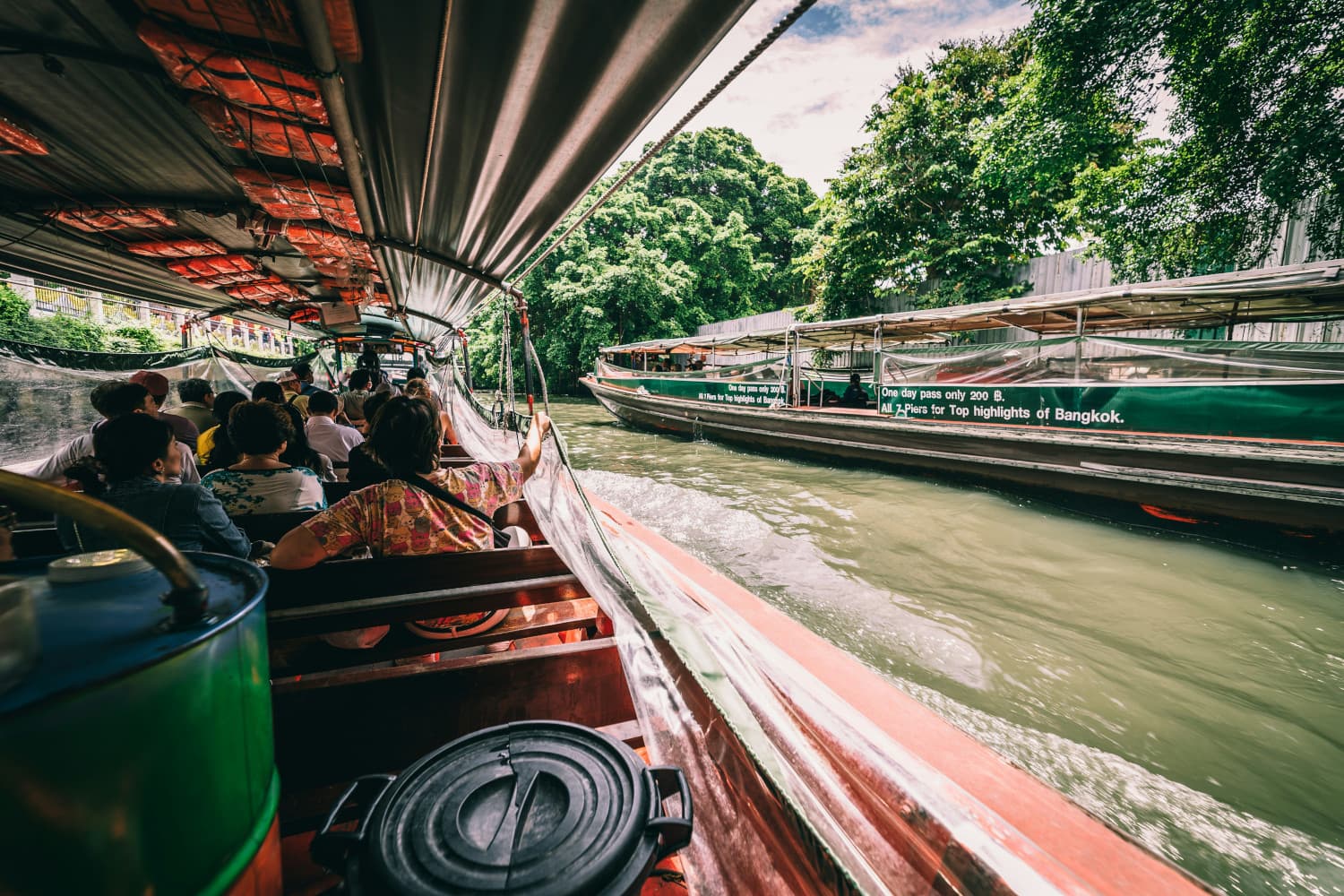 Du lịch Bangkok tự túc - Đi thuyền