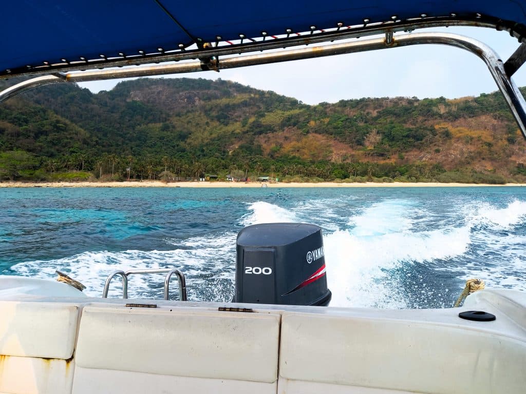 Boot zu den vorgelagerten Inseln, Con Dao Archipel, Vietnam