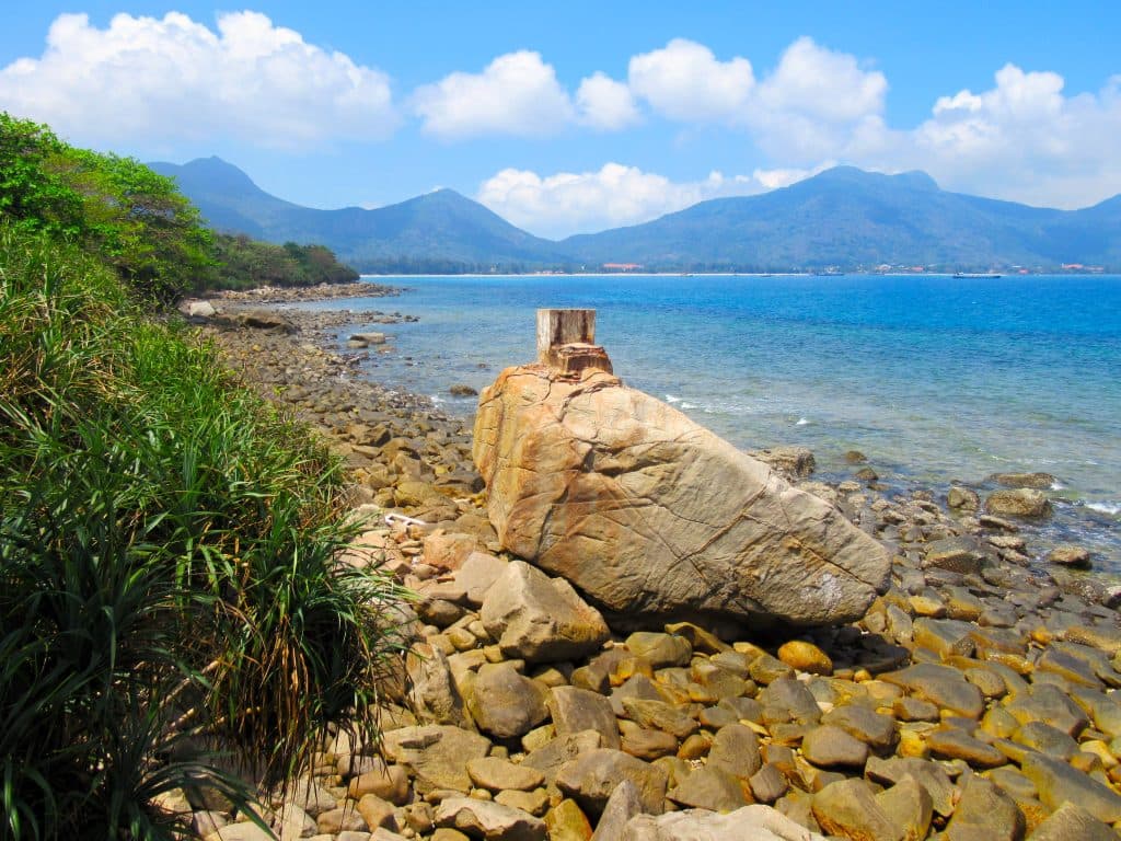 Strand von Da Trang, Con Dao Inseln, Vietnam
