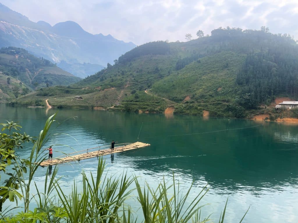Bambusfloßfähre, Ha Giang Loop