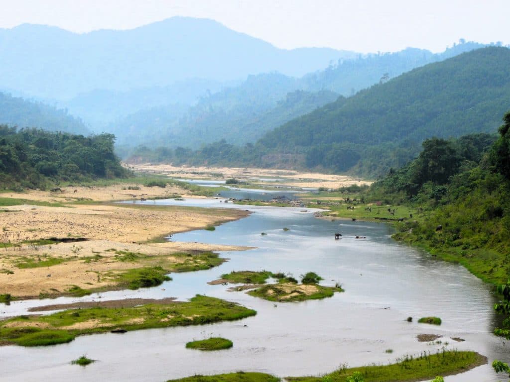 Landschaft auf der Ho Chi Minh Straße, Vietnam