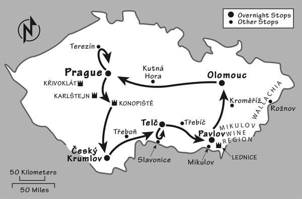 du lịch Séc tự túc