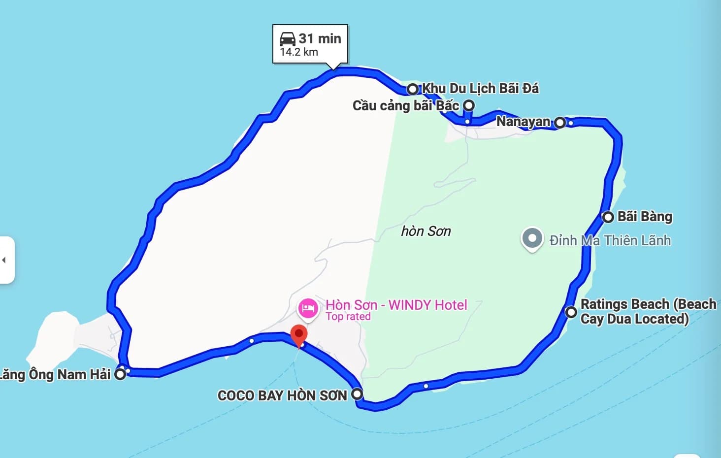 Bản đồ Hòn Sơn