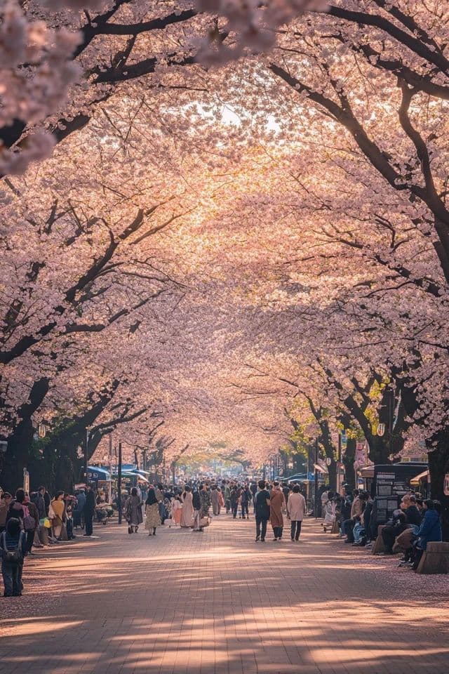 Địa điểm ngắm hoa đào ở Tokyo - Công viên Ueno