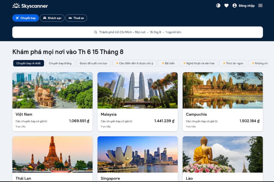 Cách săn vé máy bay giá rẻ
