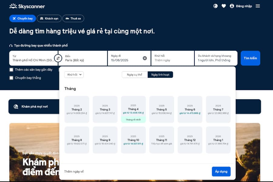 Cách săn vé máy bay giá rẻ