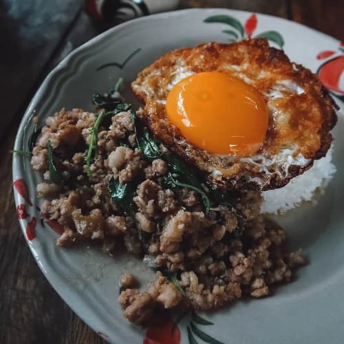 Quán ăn ngon ở Bangkok - Original Pad Kra Pao 1993
