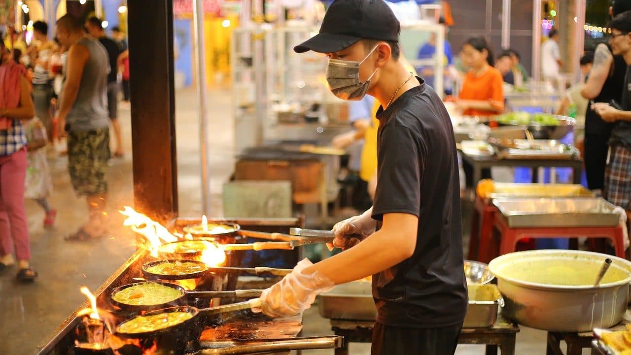 Du lịch Hàn tự túc - Đồ ăn đường phố ở Hàn