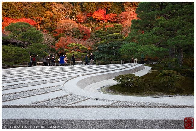 Đền Ginkaku-ji với lá mùa thu bản quyền Damien Douxchamps Đền Ginkaku-ji với lá mùa thu bản quyền Damien Douxchamps