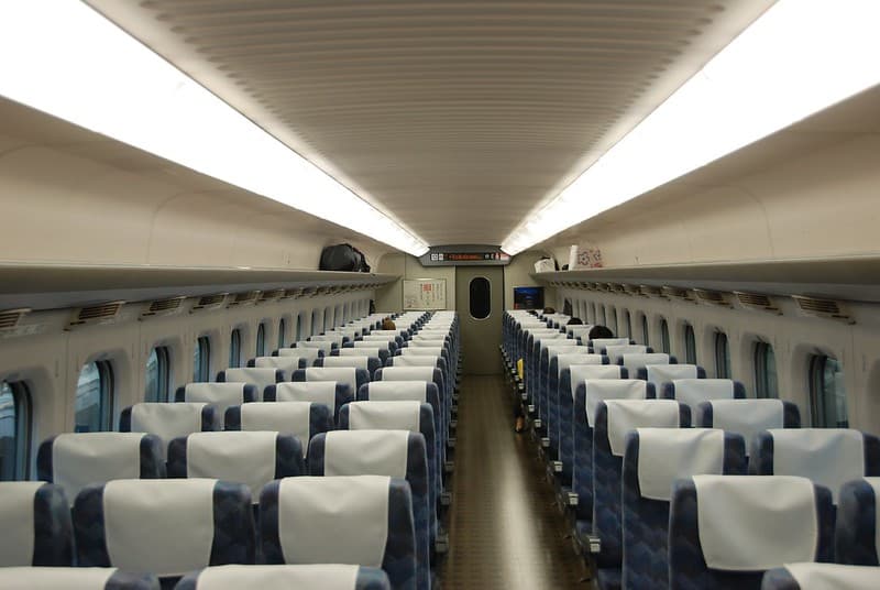Nội thất Shinkansen, bản quyền Maarten Heerlien Nội thất Shinkansen, bản quyền Maarten Heerlien